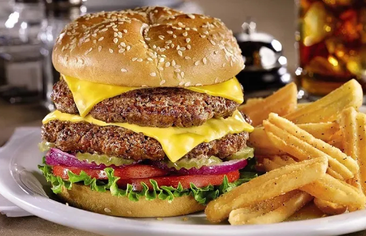 دوبل چیز برگر شرکتی